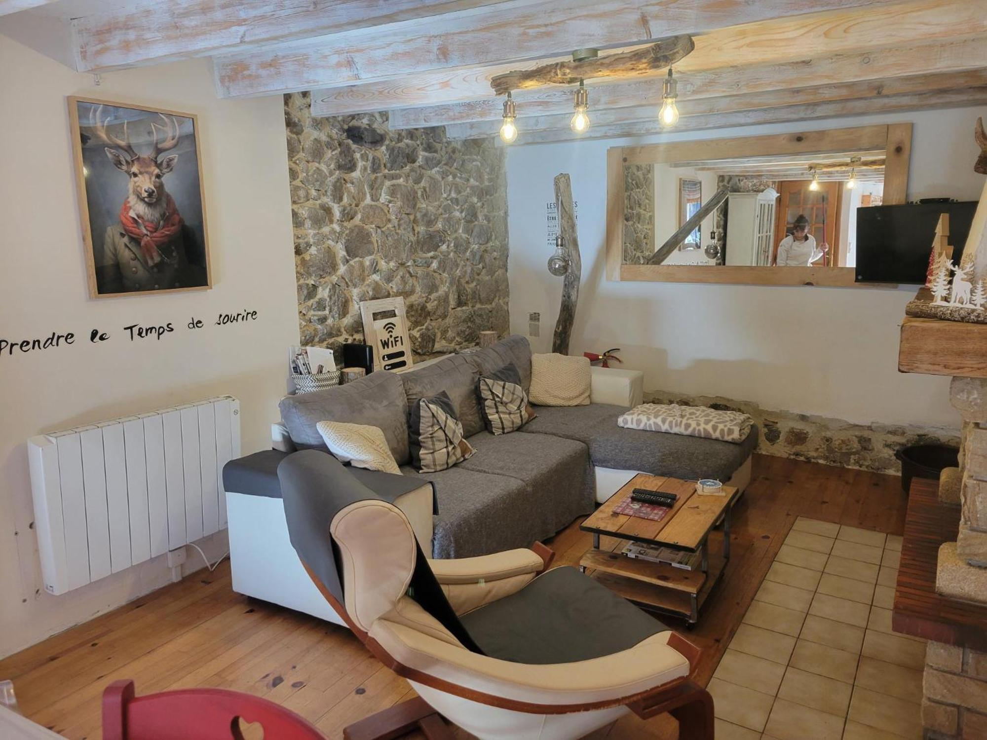 Paisible Maison Dans Les Pyrenees Fontpédrouse Kültér fotó
